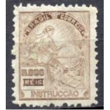RE0239N.05-SELO VOVÓ PARTE 1, 5.000 RÉIS INSTRUÇÃO FILIGRANA 'F' - 1924/32 - N