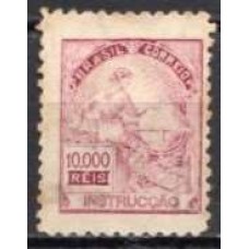RE0241U-SELO VOVÓ PARTE 1, 10.000 RÉIS FILIGRANA 'F' - 1924/32 - U