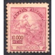 RE0296U-SELO VOVÓ PARTE 2, 10.000 RÉIS FILIGRANA 'L' - 1934/36 - U