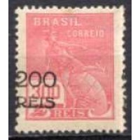 RE0349N.01-SELO VOVÓ COM VALOR REDUZIDO, 200/300 RÉIS FILIGRANA 'D' - 1933 - N COM GOMA