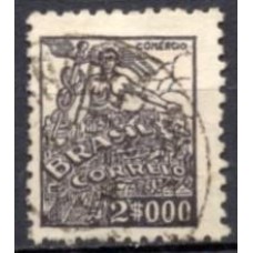 RE0394UC-SELO NETINHA, 2.000 RÉIS FILIGRANA 'O' PAPEL MÉDIO LISO - 1942/46 - U