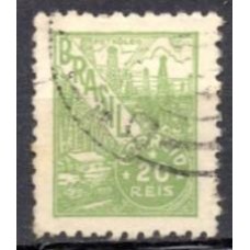 RE0405U-SELO NETINHA FILIGRANA 'Q', 20 RÉIS - 1942 - U