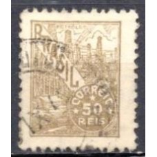 RE0406U-SELO NETINHA FILIGRANA 'Q', 50 RÉIS - 1942 - U