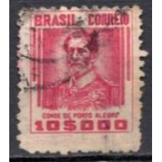 RE0423U.04-SELO NETINHA COM TRAÇOS VERDES NO VERSO, 10.000 RÉIS FILIGRANA 'P' - 1941 - U