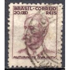 RE0424U.02-SELO NETINHA COM TRAÇOS VERDES NO VERSO, 20.000 RÉIS FILIGRANA 'P' - 1941 - U