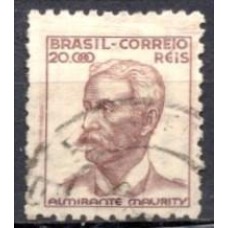 RE0424U.06-SELO NETINHA COM TRAÇOS VERDES NO VERSO, 20.000 RÉIS FILIGRANA 'P' - 1941 - U