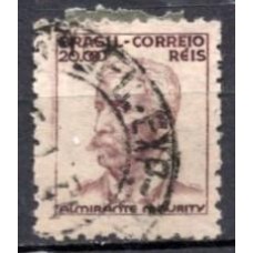 RE0424U.07-SELO NETINHA COM TRAÇOS VERDES NO VERSO, 20.000 RÉIS FILIGRANA 'P' - 1941 - U