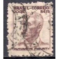 RE0424U.09-SELO NETINHA COM TRAÇOS VERDES NO VERSO, 20.000 RÉIS FILIGRANA 'P' - 1941 - U