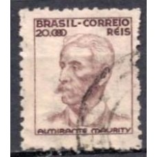 RE0424U.10-SELO NETINHA COM TRAÇOS VERDES NO VERSO, 20.000 RÉIS FILIGRANA 'P' - 1941 - U