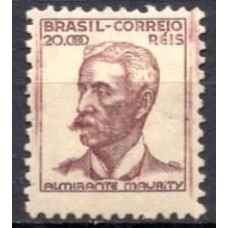 RE0436NA.01-SELO NETINHA COM TRAÇOS VERDES NO VERSO, 20.000 RÉIS FILIGRANA 'M' VERTICAL - 1942 - N