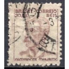 RE0436U.08-SELO NETINHA COM TRAÇOS VERDES NO VERSO, 20.000 RÉIS FILIGRANA 'M' HORIZONTAL - 1942 - U