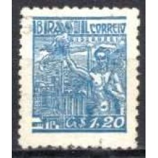 RE0478U.01-SELO NETINHA, CR$ 1,20 FILIGRANA 'O' - 1948 - U