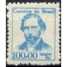 RE0522N-SELO VULTOS CÉLEBRES, GONÇALVES DIAS - 1965 - N