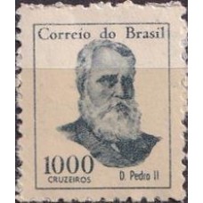 RE0525N-SELO VULTOS CÉLEBRES, DOM PEDRO II - 1966 - N