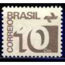 RE0539N-SELO TIPO CIFRA PAPEL ACETINADO, 10CTS - 1972 - N