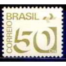 RE0550N-SELO TIPO CIFRA COM BARRAS FOSFORESCENTES, 50CTS - 1975 - N