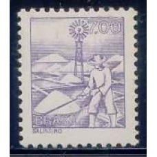 RE0569M-SELO TIPOS E PROFISSÕES NACIONAIS, SALINEIRO - 1976 - MINT