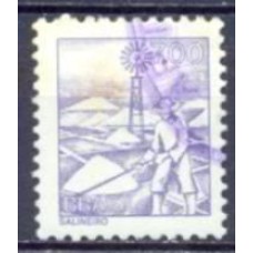 RE0569U-SELO TIPOS E PROFISSÕES NACIONAIS, SALINEIRO - 1976 - U