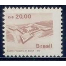 RE0651M-SELO PATRIMÔNIO HISTÓRICO E ARTÍSTICO BRASILEIRO - IMPRESSORA WIFAG, FORTE PRÍNCIPE DA BEIRA/RO - 1987 - MINT