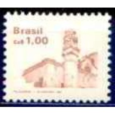 RE0660M-SELO PATRIMÔNIO HISTÓRICO E ARTÍSTICO BRASILEIRO - MOLDURA FOSFORESCENTE, 1,00 - 1988 - MINT