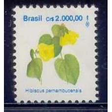 RE0687MB-SELO FLORA BRASILEIRA PAPEL FOSCO FOSFORESCÊNCIA GELO, 2.000,00 - 1993 - MINT