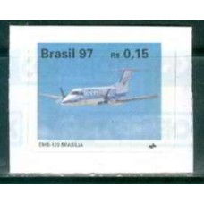 RE0730M-SELO AVIÕES BRASILEIROS, EMB-120 BRASÍLIA - 1997 - MINT