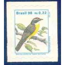 RE0758M-SELO PÁSSAROS URBANOS, BEM-TE-VIZINHO DE TOPETE VERMELHO - 1998 - MINT