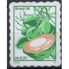 RE0784NA-SELO FRUTAS ONDAS 0,7MM, COCO - 1999/2000 - N - SEM O PAPEL BASE DE FUNDO