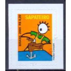 RE0858M-SELO PROFISSÕES COM PICOTE "BR", SAPATEIRO - 2011 - MINT