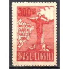 SB0078N.02-SELO VISITA DO CARDEAL PACELLI, 300 RÉIS, 1ª TIRAGEM - 1934 - N COM GOMA - COM CERTIFICADO