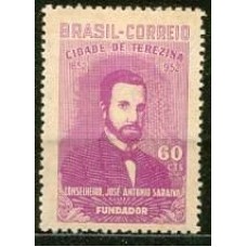 SB0283N-SELO CENTENÁRIO DE TERESINA - 1952 - N