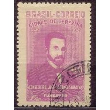 SB0283U-SELO CENTENÁRIO DE TERESINA - 1952 - U