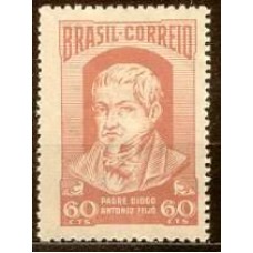 SB0288N-SELO HOMENAGEM AO PADRE DIOGO ANTONIO FEIJÓ - 1952 - N