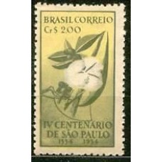 SB0292N-SELO PROPAGANDA DO 4º CENTENÁRIO DE SÃO PAULO, CR$ 2,00 - 1953 - N