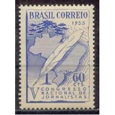 SB0312N-SELO 5º CONGRESSO NACIONAL DE JORNALISTAS - 1953 - N