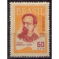 SB0313N-SELO CENTENÁRIO DO NASCIMENTO DO PINTOR HORÁCIO HORA - 1953 - N