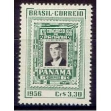 SB0384M-SELO REUNIÃO DE PRESIDENTES DOS PAÍSES AMERICANOS NO PANAMÁ - 1956 - MINT