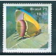 SB1099M-SELO EXPOSIÇÃO FILATÉLICA BRASILIANA 79 - DIA DO SELO - BORBOLETAS, EVENUS REGALIS - 1979 - MINT