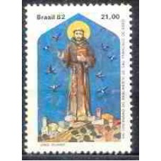 SB1269M-SELO 8º CENTENÁRIO DO NASCIMENTO DE SÃO FRANCISCO DE ASSIS - 1982 - MINT