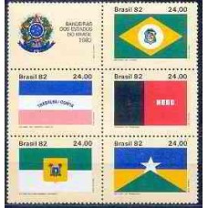 SB1294NS-SEXTILHA BANDEIRAS DOS ESTADOS DO BRASIL II - 1982 - N