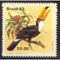 SB1321M-SELO FAUNA BRASILEIRA - TUCANOS, TUCANUÇU - 1983 - MINT