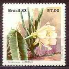 SB1353N-SELO FLORA BRASILEIRA - CACTÁCEAS, MANDACARU - 1983 - N