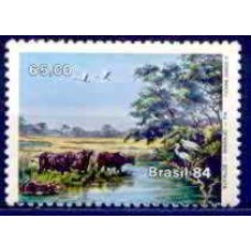 SB1403MA-SELO BÚFALOS DE MARAJÓ, MURRAH - 1984 - MINT