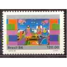 SB1433M-SELO NATAL - PINTURAS NATALINAS, DJANIRA - 1984 - MINT