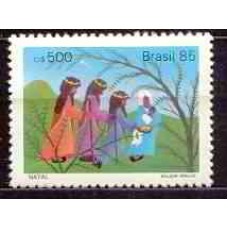 SB1496M-SELO NATAL - PINTURAS, ADORAÇÃO - 1985 - MINT