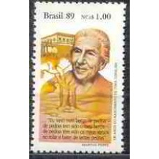 SB1653N-SELO DIA DO LIVRO, CENTENÁRIO DO NASCIMENTO DE CORA CORALINA - 1989 - N