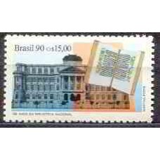 SB1708N-SELO LITERATURA BRASILEIRA, 180 ANOS DA BIBLIOTECA NACIONAL - 1990 - N