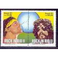 SB1719NS-SE-TENANT FESTIVAL ROCK IN RIO II - CAZUZA E RAUL SEIXAS - 1991 - N