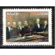 SB1751N-SELO 100 ANOS DA 1ª CONSTITUIÇÃO POLÍTICA DO BRASIL - 1991 - N