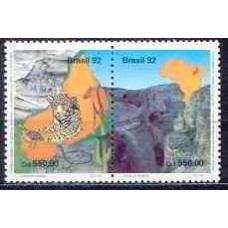 SB1811NS-SE-TENANT PARQUE NACIONAL DA SERRA DA CAPIVARA - PATRIMÔNIO CULTURAL DA HUMANIDADE - 1992 - N